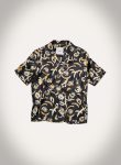 Bodil - Printed Silk Twill Shirt - Black Floral