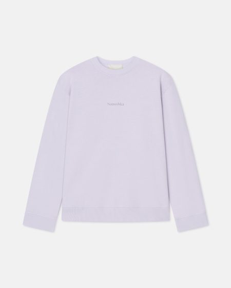 Remy - Printed Cotton-Fleece Sweatshirt - Lilac/Black/Books