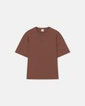 Wren - Printed Cotton-Jersey T-Shirt - Rust/Poppyseed Cake